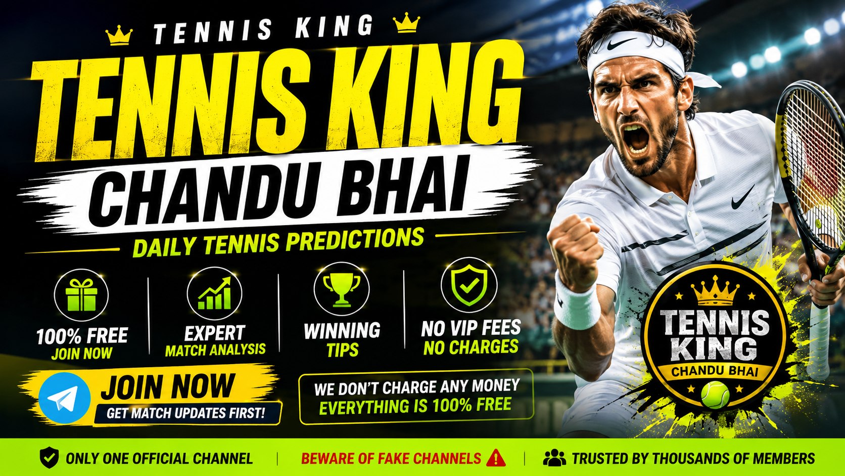 TENNIS KING ( CHANDU BHAI )