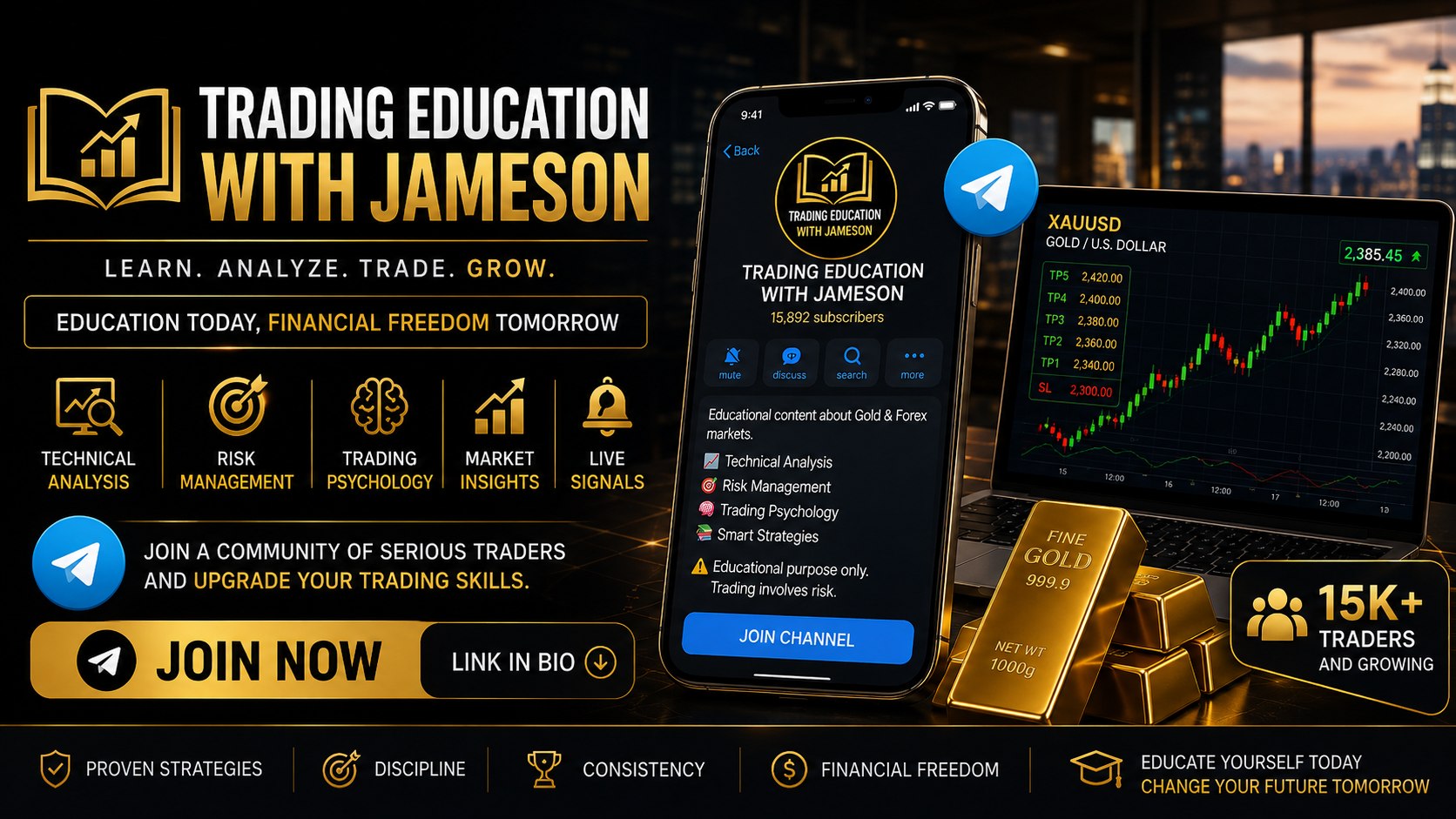 TRADING EDUCATION WITH JAMESON