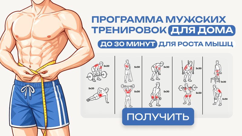 Программа силовых тренировок с разминкой